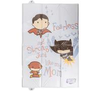 Subzonal-Table À Langer Pliable Warner Bros Justice League Pour Enfants, Parfaite Pour Voyager, Peu Encombrante, Souple Et Équipée D'une Fermeture À Bouton, Dimensions 61 Cm X 39 Cm