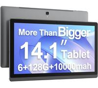 SUBZONAL-Tablette Mes-B1, 14,1 Pouces Tablette Android 13 avec écran IPS HD 1920 x 1080, 512G-Expansion, 6 Go/128 Go, et Batterie 10000 mAh ¿ Idéal pour la productivité, Le Divertissement et l'éducat