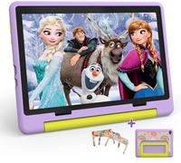 SUBZONAL-Tablette pour Enfant 10 Pouces Android 14 Tablette Enfants avec 8GB64GB(TF 1TB),Kids Tablette Tactile Octa-Core,Éducative Apps Pré-Installé,Contrôle Parental, WiFi 6, BT5.0,5000mAh(Pourpre)