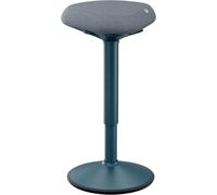 SUBZONAL-Tabouret Assis-Debout Ergonomique, Pivotant & à bascule, Hauteur réglable de 57 à 82 cm, Chaise / Siège de bureau, Supporte jusqu'à 110kg, Gamme Ergo, Gris foncé, 65450089
