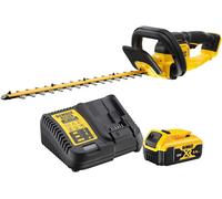 SUBZONAL-Taille-Haies Brushless XR 18V 5Ah Li-Ion - DCMHT563P1-QW - Taille Haie Électrique sans Fil avec Batterie et Chargeur - Lame 55cm - Écartement des Dents 25mm - Coupe 75min/Charge - 3,4kg