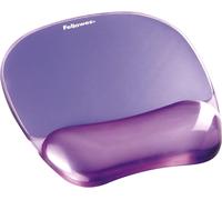 SUBZONAL-Tapis de Souris Repose Poignet Crystal Gel, Tapis de Souris Ergonomique, en Gel Transparent Violet, 9144104