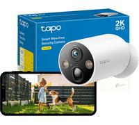SUBZONAL-Tapo C425 Caméra de sécurité extérieure sans Fil QHD 2K 4 MP, autonomie de la Batterie de 300 Jours, Champ de Vision Super Large à 150°, Vision Nocturne en Couleur, caméra extérieure sans Fr