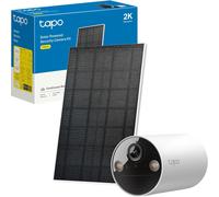 SUBZONAL-Tapo TC82 KIT Caméra de sécurité Solaire à Batterie 2K 3 MP pour l'extérieur, sans Entretien, Vision Nocturne en Couleur, caméra extérieure sans Frais mensuels, détection Intelligente de Per