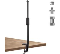 SUBZONAL-TARION Support de lumière de Bureau avec vis 1/4"3/8" pour éclairage annulaire Support de Table en Forme de L Support de Clip réglable 14-25in / 35-64cm pour la Diffusion en Direct de la Pho