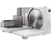SUBZONAL-Taurus Cutmaster Compact - Trancheuse électrique 100W, Pour jambon, viande et saucisson, Découpe de 1 à 15 mm, Lame en acier inoxydable de 17 cm, Table de découpe pliable, Protection des doi