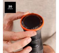 SUBZONAL-Taurus ¿ Mixeur plongeant BAPI Rocket Complet 1200W,20 vitesses + Turbo,Lames inox,Turbo Rotation System,Soft-Touch,Kit d¿accessoires complet,Compatible lave-vaisselle