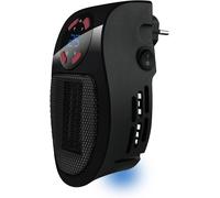 SUBZONAL-Taurus Tropicano Plug Heater - Mini radiateur électrique céramique 1500W, Léger et compact, Thermostat réglable, 2 puissances, Fonction ventilateur, Technologie PTC, Blanc