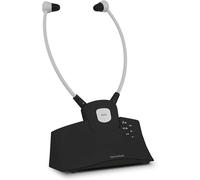 SUBZONAL-TechniSat STEREOMAN ISI 3 Casque stéréo sans Fil pour TV et chaînes de Musique avec Station d'accueil, Noir