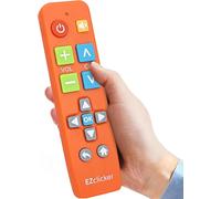 SUBZONAL-Télécommande TV Universelle EZclicker Grandes Touches (Orange) Simple, idéale pour Seniors, Compatible principales Marques TV (Piles AAA Non incluses)