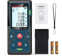 SUBZONAL-Télémètre Laser Numérique,HANMATEK LM50 50m Mètre Laser numérique,Mesure du théorème de Longueur/Zone/Volume/Théorème de Pythagore avec Rétroéclairage LCD, IP54