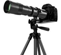 SUBZONAL-Téléobjectif 420-800mm, Objectif EF pour Canon DSLR, Mise au Point Manuelle MF Zoom Lentille pour Canon 4000D 2000D 1300D 1200D 850D 800D 750D 250D 200D 90D 80D 77D 7D 6D 5D 1D DSLR