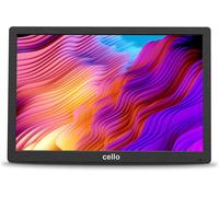 SUBZONAL-Téléviseur Analogique Portable 14'' avec Batterie Intégrée, Câble d'alimentation et Câble de Recharge pour Voiture 12 Volts Inclus, en Noir