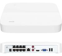 SUBZONAL-Tenda NVR 8 Canaux, 4K PoE Vidéo Surveillance Enregistreur, Transmission 250m, H.265+, Plug and Play, HDD(jusqu'à 10TB)/Cloud Storage, Protection Parafoudre 4KV, Surveillance à Distance APP,