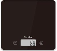SUBZONAL-TERRAILLON - T1040 CLASSIC BLACK, Balance de Cuisine électronique, Plateau verre, Tare, Conversions Liquides, Ultra-Fine, Portée 5 kg, Graduation 1g, Noir
