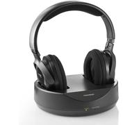 SUBZONAL-Thomson Casque Sans Fil TV ""WHP3001BK"" (Over-Ear, Avec Station De Recharge Système, PLL, Portée 100 M, 863 MHz, Sans Fil) Noir