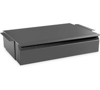 SUBZONAL-Tiroir sous Plan - Extensible - Léger - 48 cm de Profondeur - Charge admissible 5 kg - A Monter sous Un Bureau, Un établi ou Un Plan de Travail - Noir
