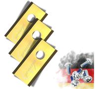 SUBZONAL-Titan Remplacement des Couteaux Lames Compatible avec Parkside Smart Tondeuse - LongLife - 1-Trou à la Rupture DIN en 50636 vérifié - avec Vis, pièce:30