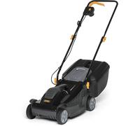 Subzonal-Tondeuse À Gazon Électrique Bl 380 E, Largeur De Coupe 38 Cm, Moteur De 1400 W, Jusqu'à 500 M², Hauteur De Coupe Réglable Sur 3 Positions, Sac De Récolte 40 L