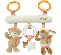 Subzonal-Trapèze D'activité Fehn Rainbow - De Jeu Flexible Pour La Poussette, Le Lit Et La Coque - Éducatif En Tissu Pour Stimuler Le Sens Et La Motricité - Pour Bébés & Enfants À Partir De 0 Mois