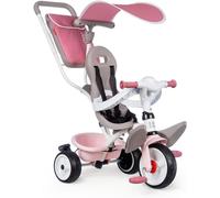 Subzonal-Tricycle Baby Balade Plus Rose - Vélo Evolutif Enfant Dès 10 Mois - Roues Silencieuses - Frein De Parking - 741401