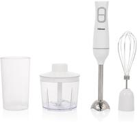 SUBZONAL-Tristar Kit mixeur plongeant, pièces résistant au lave-vaisselle, y compris mixeur plongeant amovible en acier inoxydable, fouet, hachoir, bol doseur, 350 W, MX-4881