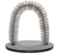 Subzonal-Trixie Jeu Chat Arc Pour Massage Et Soin Du Poil 36 X 33 Cm Gris