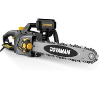 SUBZONAL-Tronçonneuse Électrique 2400W, Tensionnement Sans Outil en un Pas, 40cm Guide et Chaîne Oregon, 15m/s Vitesse de Chaîne, Lubrification Automatique, Frein Mécanique, 2 Chaînes - DCS01A