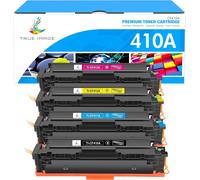 SUBZONAL-TRUE IMAGE Cartouche de Toner Compatible pour HP 410A 410X CF410A CF410X Color Laserjet Pro MFP M477fdw M477 M477fdn M377dw M477fnw M452nw M452dn (Noir,Cyan,Jaune,Magenta,Pack de 4.)