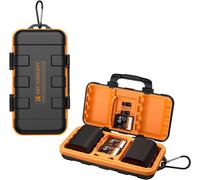 SUBZONAL-tuis pour Carte Mémoire de la Batterie de Caméra, Étanche et Antichoc, Peut Contenir 2 Piles Appareil Photo ou 8 Piles AAA/AA, 2 Cartes CF ou 2 XQD, 4 Cartes SD et 6 Cartes TF