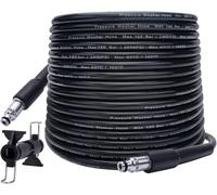 SUBZONAL-Tuyau de Nettoyeur Haute Pression 10 m x 180 bar, Compatible avec BOSCH, BLACK & DECKER, AR, MICHELIN, STANLEY, MAC ALLISTER (Type A)
