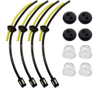 SUBZONAL-Tuyaux D'essence Avec Filtre, Universel Filtre à Essence kit,Tuyau de Carburant Pour Débroussailleuse, Durites D'essence de Tondeuses Avec Poire d Amorçage, Pour le Jardinage et L'agricultur