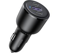 Subzonal-Ugreen 69w Chargeur Voiture Usb C Rapide Pd Qc 3.0 Chargeur Allume Cigare Usb C 65w 45w 30w Compatible Avec Macbook Pro Air Ipad Pro Steam Deck Iphone 15 Pro Max 14 13 Galaxy S24 S23 S22 Ult