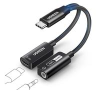 Subzonal-Ugreen Adaptateur Magnétique Usb C Vers Jack 3.5mm 2 En 1 Adaptateur Casque Pd 60w Charge Rapide Hi-Res 32bit 384khz Type C Compatible Avec Iphone 16 15 Plus Pro Max Ipad Galaxy S25 24 Ultra