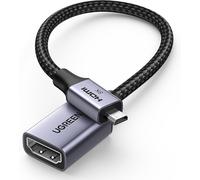 SUBZONAL-UGREEN Adaptateur Micro HDMI vers HDMI 2.1 8K 60Hz 4K Bidirectionnel Câble Mâle vers Femelle 48Gbps eARC HDR VRR ALLM Compatible avec PS5 4 Xbox Series X Raspberry Pi 5 Caméra PC Moniteur 25