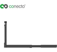 Subzonal-Universal/Soporte Para Microondas Para Montaje En Pared, Soportes Ajustables En Longitud (38,5-53,5 Cm), Ancho De Soporte 43 Cm, Capacidad De Carga Máxima 35,0 Kg, Negro