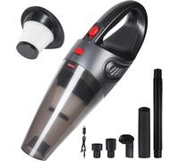 SUBZONAL-URAQT 4 en 1 Mini Aspirateur sans Fil, 8500Pa Aspirateur Voiture, 120w Aspirateur a Main avec Chargement USB et Filtre Lavable, Multifonctionnel Forte Aspiration pour Maison Bureau Voiture C