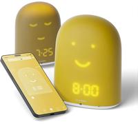 SUBZONAL-Urbanhello Remi - Reveil Enfant Jour Nuit Educatif, Sleep Trainer 5-En-1 - Suivi Du Sommeil - Babyphone Audio Avec Alerte Bruit - Veilleuse - Enceinte Bluetooth - Jaune