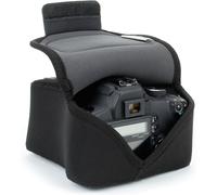 SUBZONAL-USA Gear Housse Appareil Photo Numérique et Accessoire en Néoprène Rembourré, Protection Robuste avec Poche et Ceinture - Compatible avec Appareils Canon, Nikon, Pentax, Lumix Et Plus - Noir