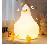 Subzonal-Veilleuse Bébé Tactile Avec 6 Couleurs, Veilleuse Enfant Led En Silicone Souple Rechargeable Usb 2000mah, Lampe De Chevet Sans Fil Mignonne À Intensité Variable Pour Garçons Filles Nouveau-N