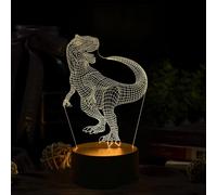Subzonal-Veilleuse De Dinosaure, Veilleuse 3d Dinosaure Pour Enfants, Lampe Décorative Pour Chambre D'enfant Sur Le Thème Des Dinosaures, 16 Couleurs De Lumières Chaudes Ambiantes À Commutation Libre