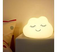 Subzonal-Veilleuse Enfant Nuage Lampe Veilleuse Bébé Tactile Lumiere D'allaitement Dimmable Avec 7 Couleurs, Veilleuse Led Rechargeable Pour Enfant Garcon Fille Lampe Chambre Anti-Éblouissement Night