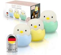 Subzonal-Veilleuse Led Pour Enfants Veilleuse Bébé Sans Petits Éléments Ingérables Lampe D'allaitement Tactile À Intensité Variable Lampe De Nuit Rechargeable Par Usb Baby Eggy