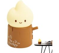 Subzonal-Veilleuse Pour Veilleuse Pour Veilleuse Veilleuse Pour Chambre D'enfant Lampe De Table Réglable À 2 Vitesses En Forme De Souche D'arbre Lumière Douce Avec Chargement Usb -