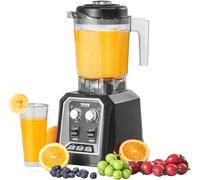 SUBZONAL-VEVOR Mixeur Professionnel de Comptoir, Blender Électrique avec Bol en Verre de 2 L, Mélangeur 3 Fonctions en Acier Inoxydable, pour Boissons Glacées, Milk-shakes, Smoothies, Peree, Glace Pi
