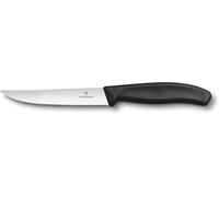 Subzonal-Victorinox 6.7933.12 Couteau À Steak/À Pizza Avec Tranchant Denté, Acier Inoxydable, Noir, 30 X 5 X 5 Cm
