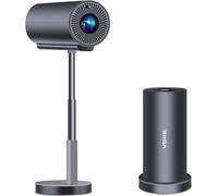 SUBZONAL-Vidéoprojecteur 4K VGKE Auto Focus/Keystone Mini Projecteur Portable, WiFi6 Bluetooth Full HD Retroprojecteur, Vidéo Projecteur avec Pied Télescopique Rotatif à 90 °Compatibilité Smartphone/