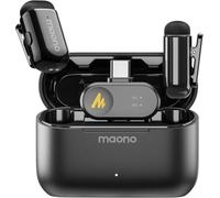 SUBZONAL-Wave T1 Mini Micro Cravate sans Fil pour iPhone 16 15, Android, Tablette, PC, avec USB-C, Filtres Vocaux IA, Réduction de Bruit, 30h avec Boîtier de Charge, pour Vidéo TikTok Youtube