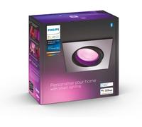 Subzonal-White & Color Ambiance Spot Centura Encastré Carré Aluminium, Compatible Bluetooth, Fonctionne Avec Alexa, Google Assistant Et Apple Homekit