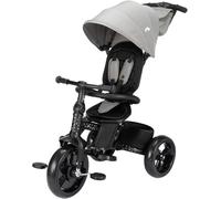 Subzonal-Windy, Tricycle Bébé Évolutif Avec Poignée Parent, 10 Mois-4 Ans, 0-25 Kg, Taille Réglable, Siège Confortable Et Réversible, Capote De Protection, Pliage Compact, Vélo Bébé, Tinted Grey